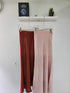 Satin A-line Long Skirt